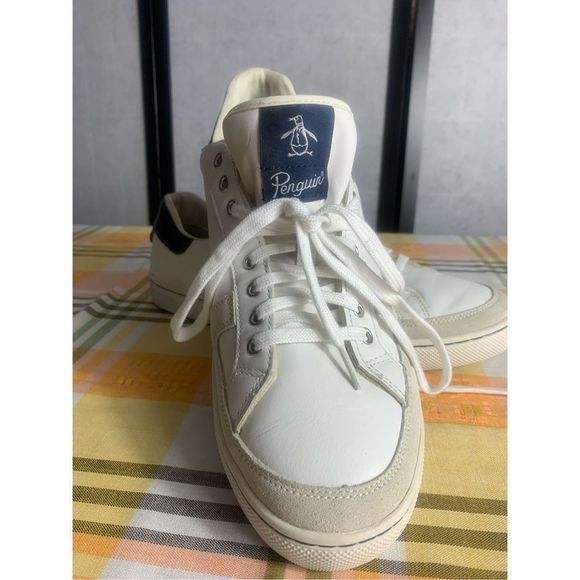 An original Penguin by Munsingwear white sneakers size 12 main image 4